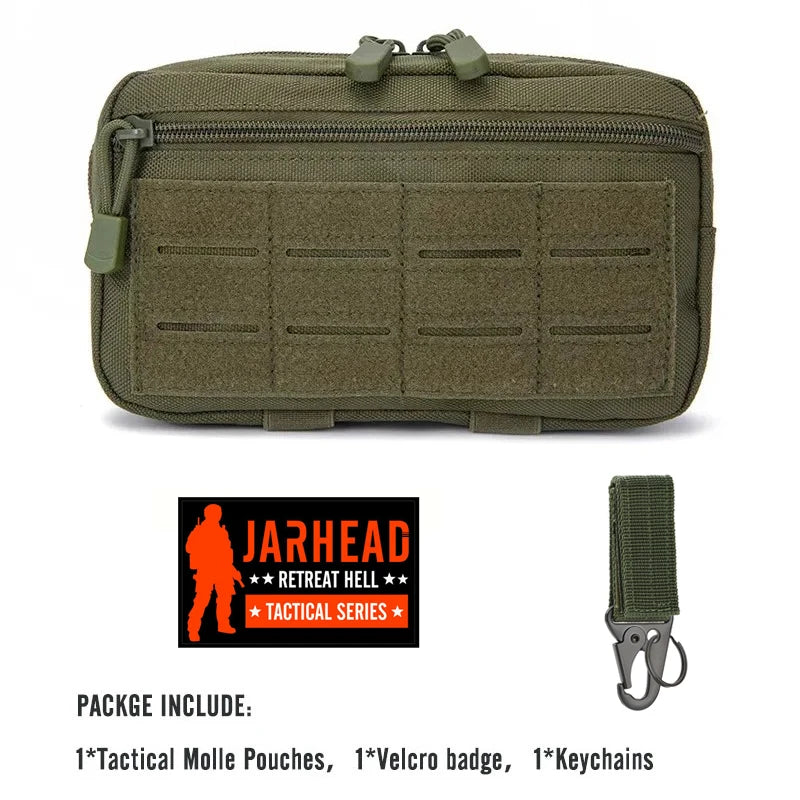 Tactical MOLLE Utility Pouch – 1000D Water-Resistant Organizer