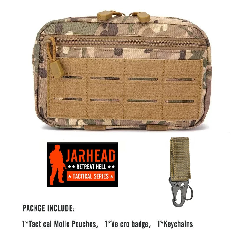 Tactical MOLLE Utility Pouch – 1000D Water-Resistant Organizer